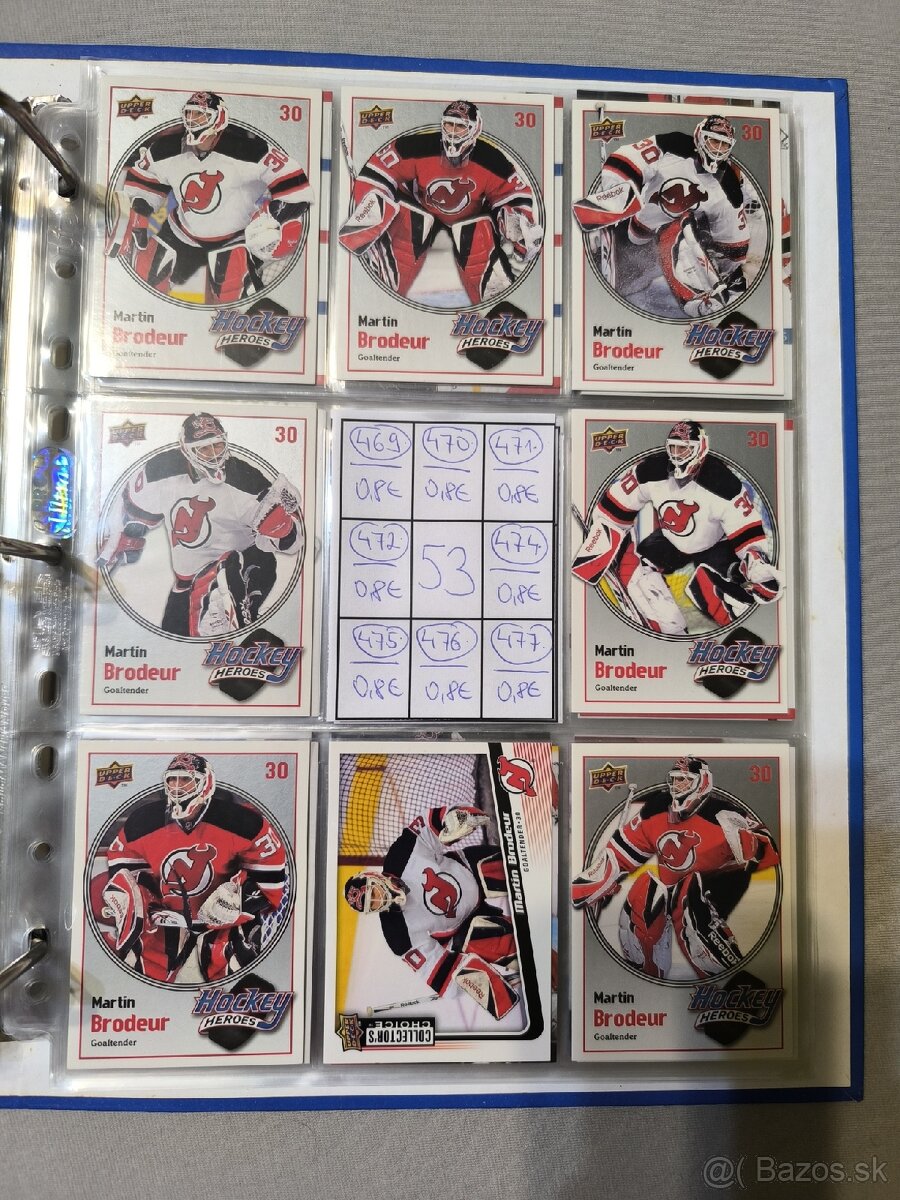 Hokejové kartičky - Martin Brodeur 3 - 3
