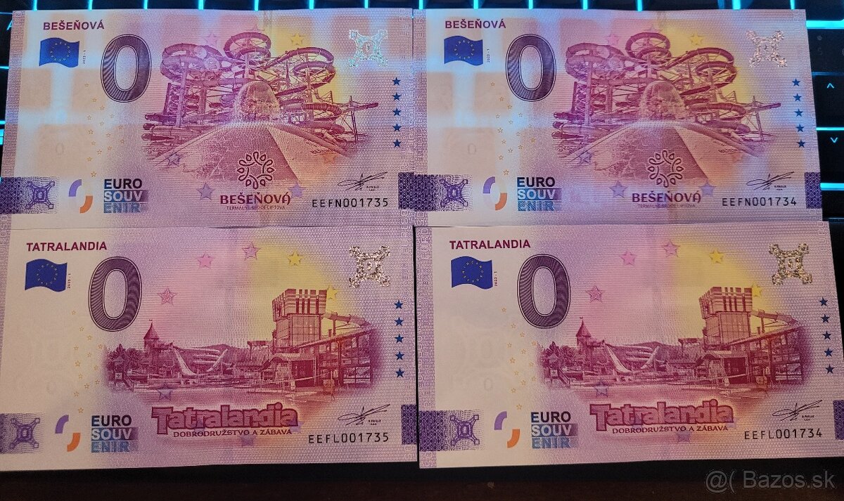 Predám 0 € bankovky, 0 euro bankovky - 3