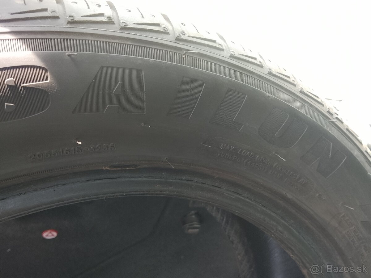 Predám letné pneu 205/55r16. 7mm - 3