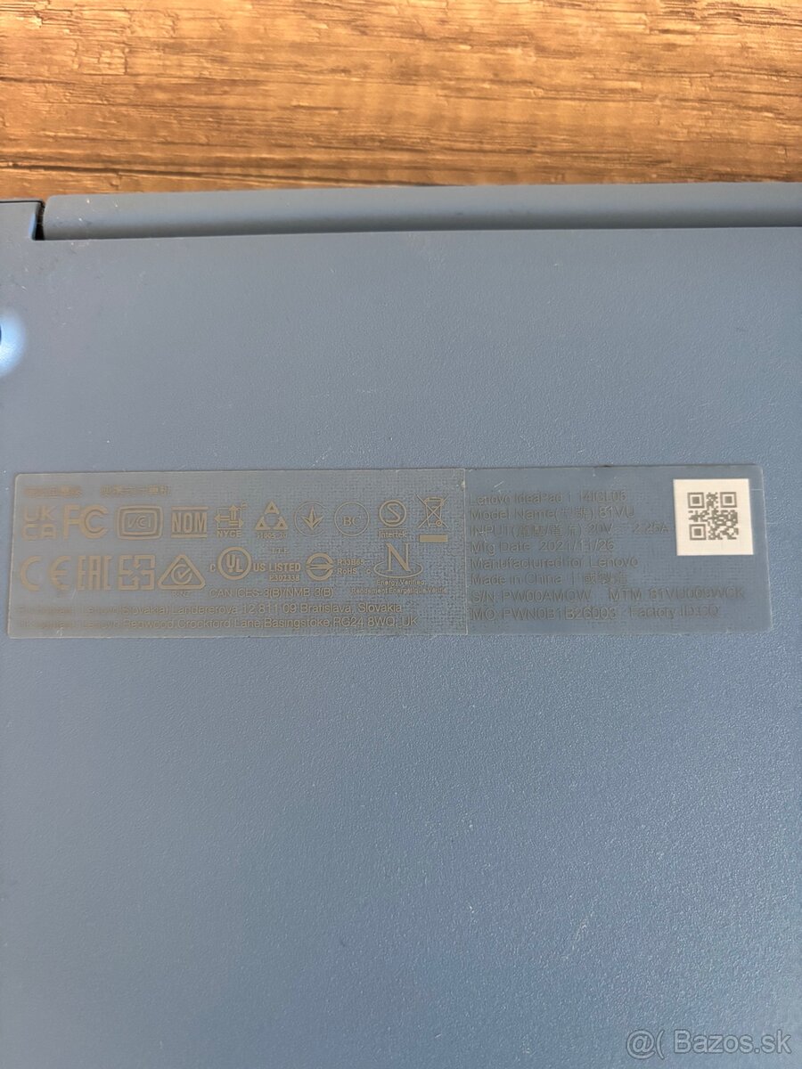 Notebook Lenovo ideaPad - 3