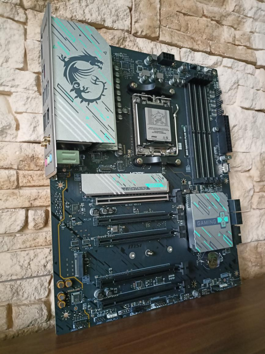 Herná doska MSI B840 GAMING PLUS WIFI, socket AM5, záruka - 3