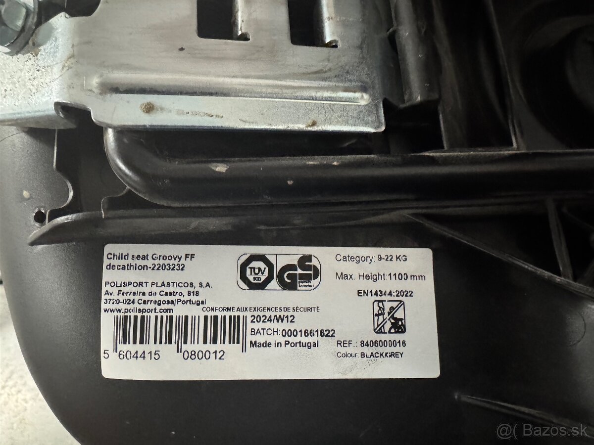 Detská zadná sedačka na bicykel POLISPORT GROOVY - 3