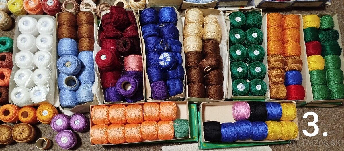 Bavlnky na vyšívanie - 3