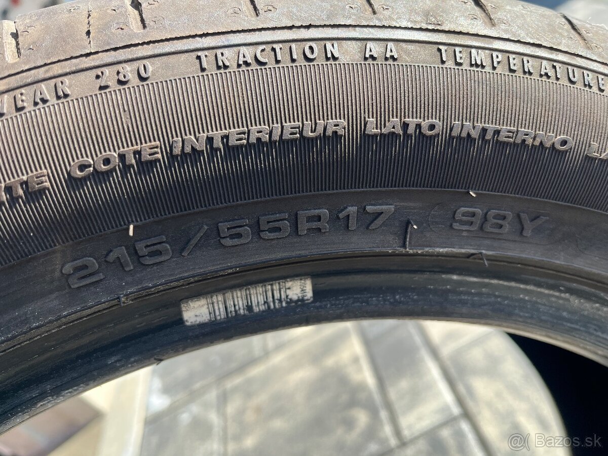 Letné pneumatiky 215/55 R17 - 3