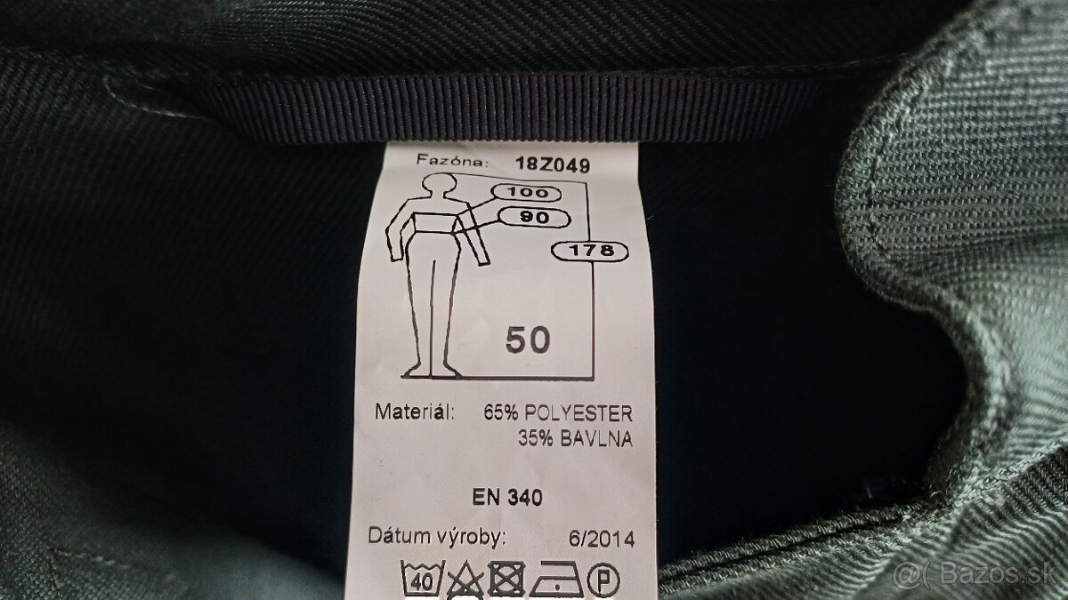 Bunda pracovná zelená nová - 3