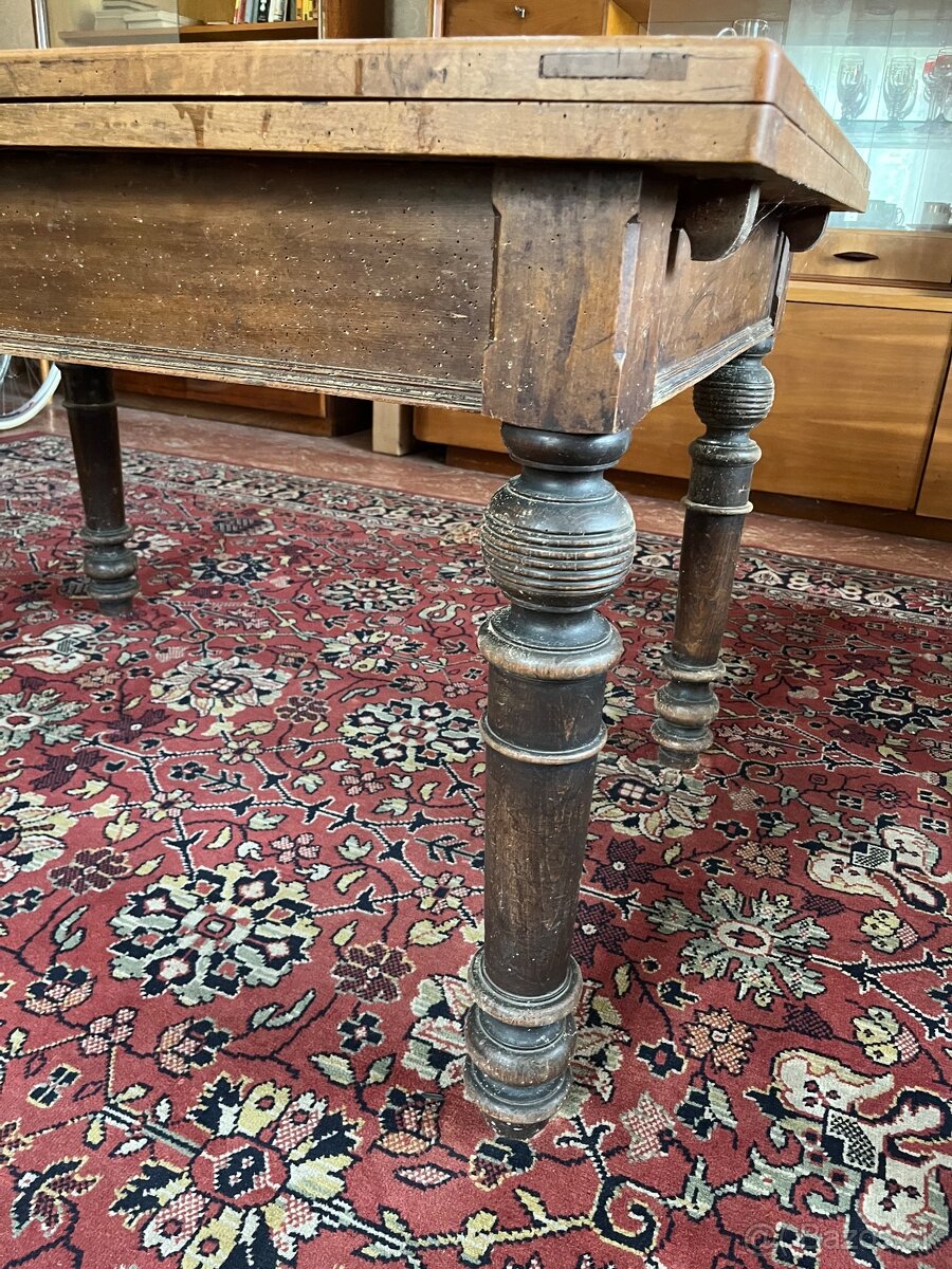 Starožitný jedálensky stôl - 3