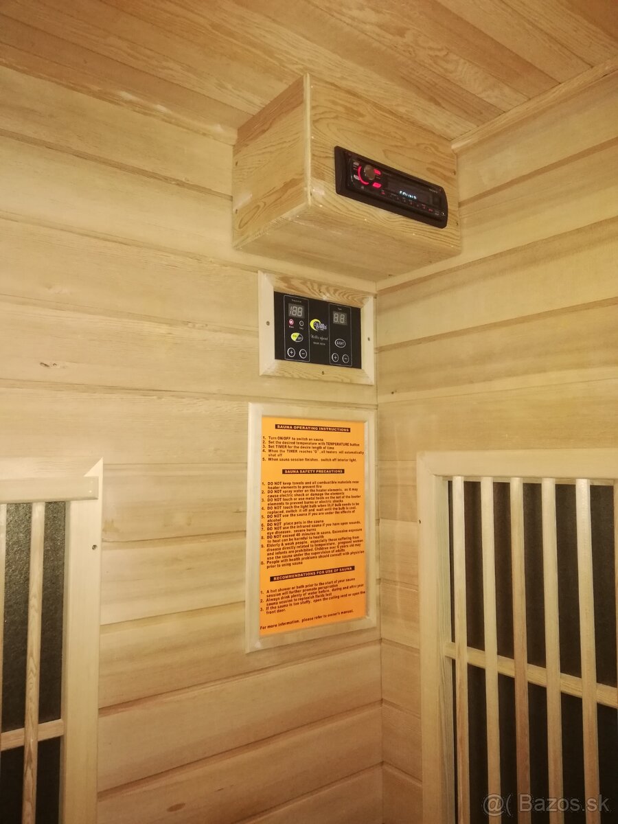 Infrasauna so 5 infrapanelmi, radiom a chromoterapio - 3