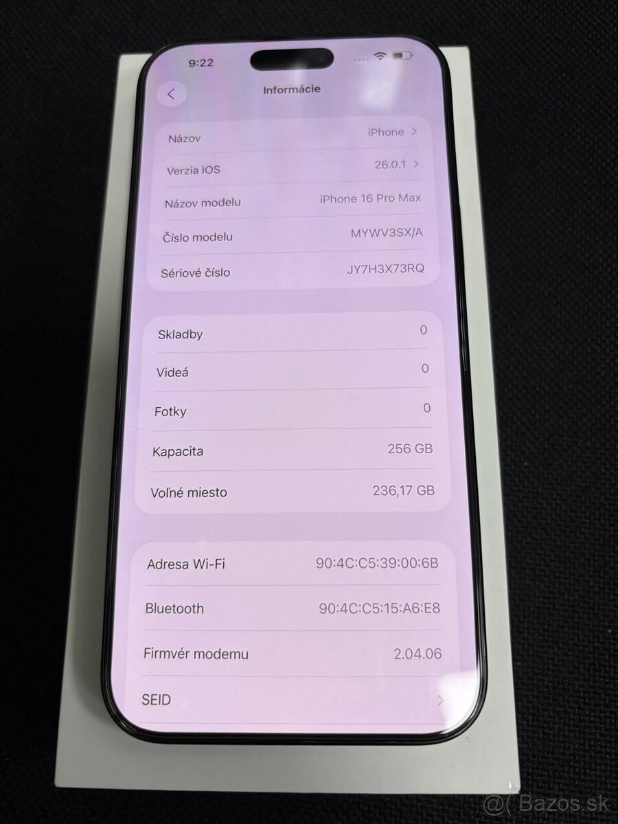 Apple iPhone 16 Pro Max Black 256GB - 3