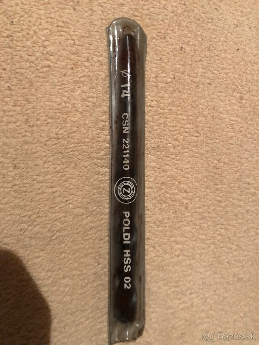 Vrtáky POLDI HSS s kužeľom,skľučovadlo UsJ 20 a redukcie - 3