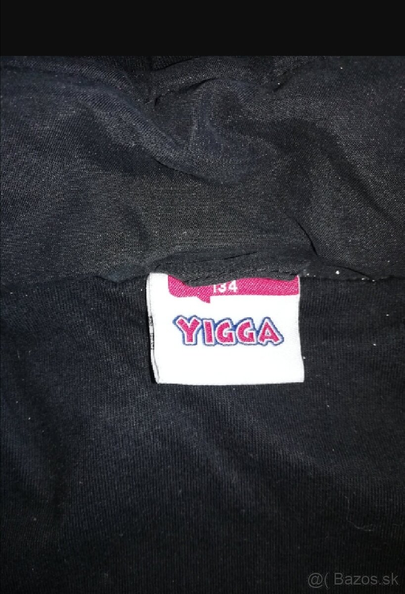 Dievčenská čierna zimná bunda. - 3