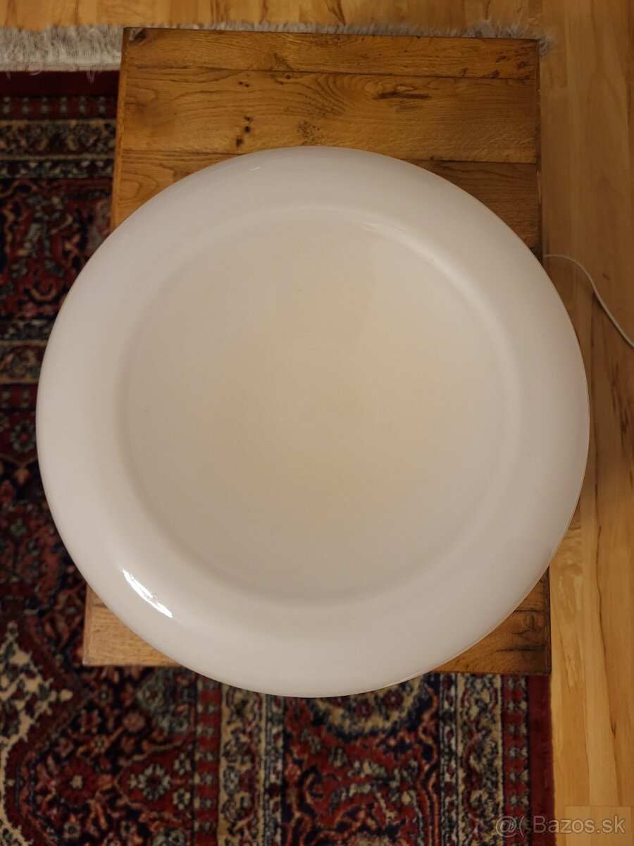 Retro sklenená stolová lampa - 3