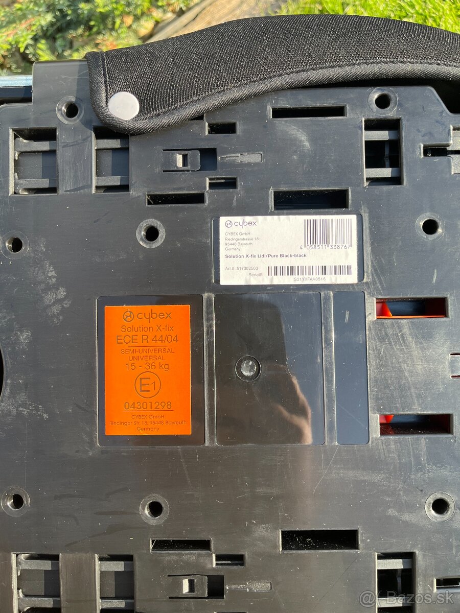 Predám autosedačku Cybex Solution X-fix - 3