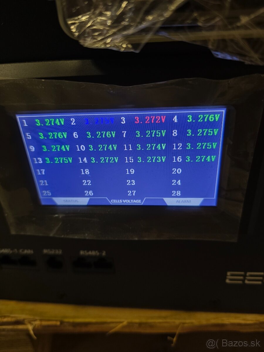 Solarna LifePo4 bateria 51,2v články 314Ah 16,07kw - 3