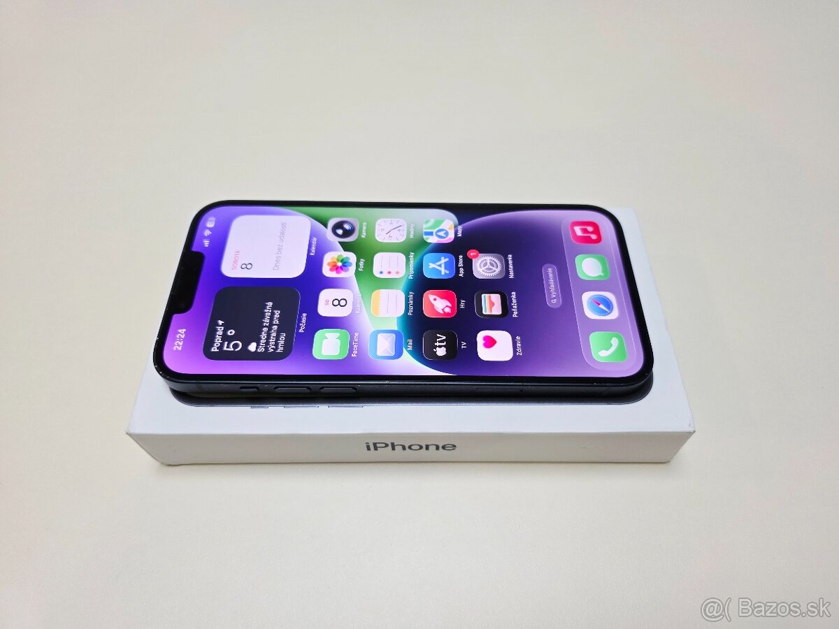 APPLE IPHONE 14 PLUS 256GB MIDNIGHT,BATERKA 100% - 3