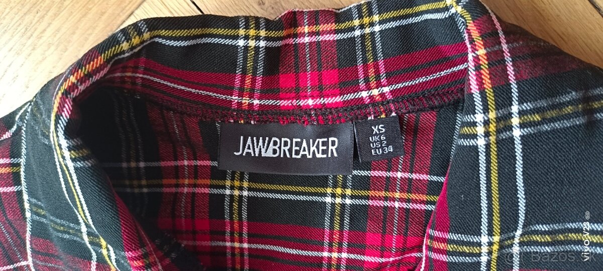 Tartanové košeľové šaty - 3