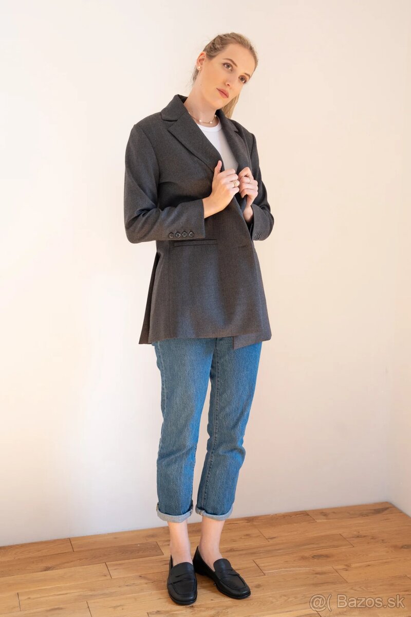 sivé sako xs - s - 3