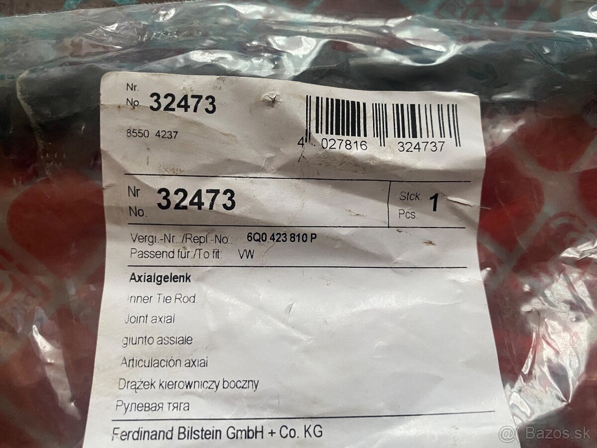 Axialny čap tiahla riadenia Fabia - 3