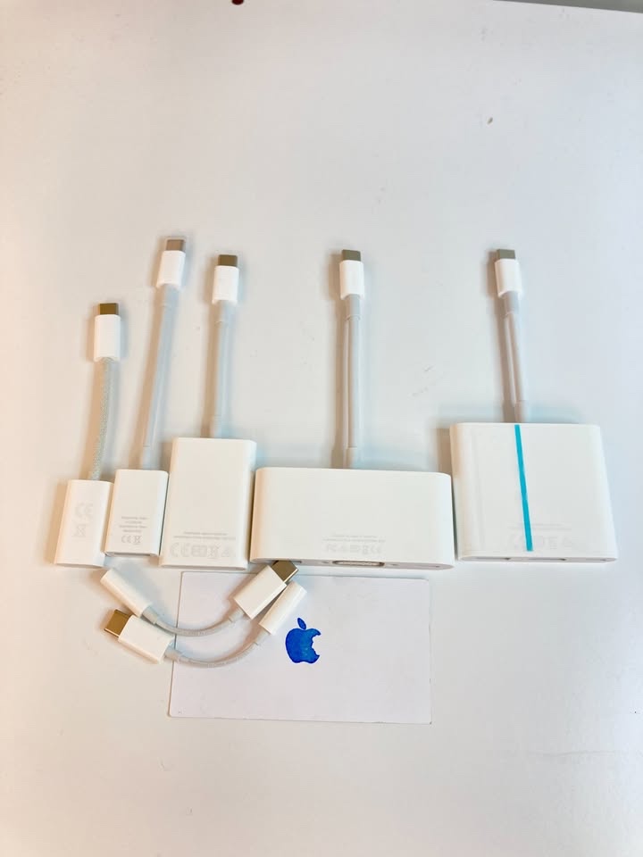 Originál APPLE redukcie / adaptéry USB-C to USB,HDMI,VGA, - 3
