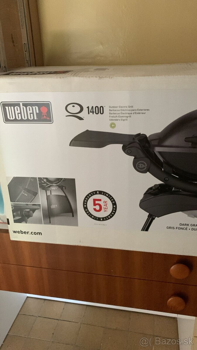 weber gril q 1400 stand - so stojanom - 3