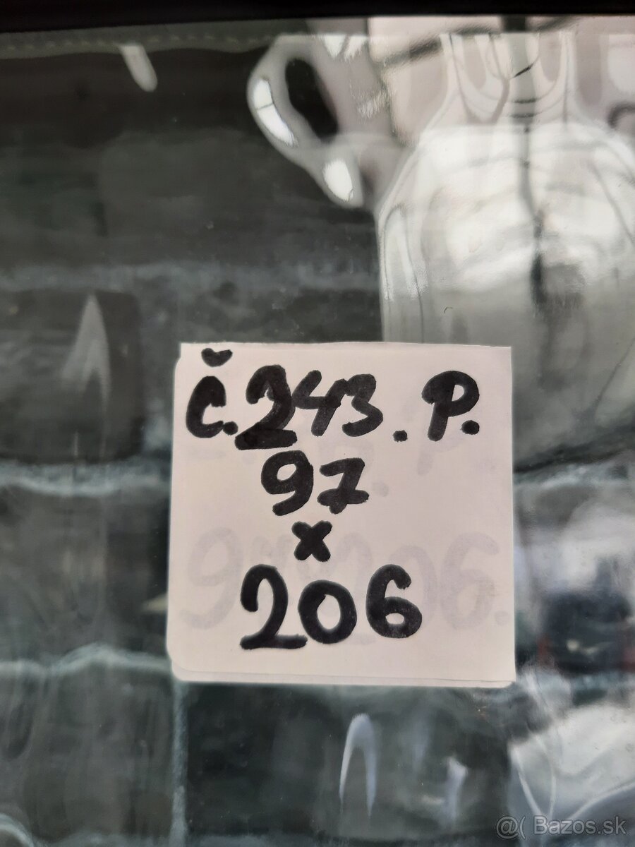 Plastové dvere Č. 243. P - 3