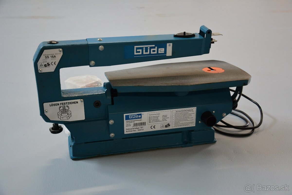 Predám pílu Güde, model SS 16A. - 3