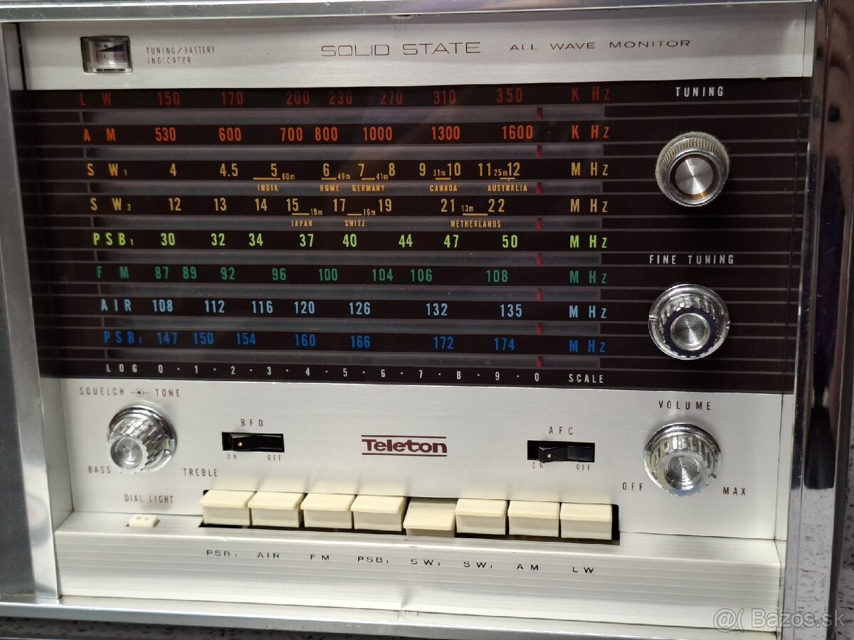 TELETON TF-181 》All Wave Monitor 》radio prijímač - 3