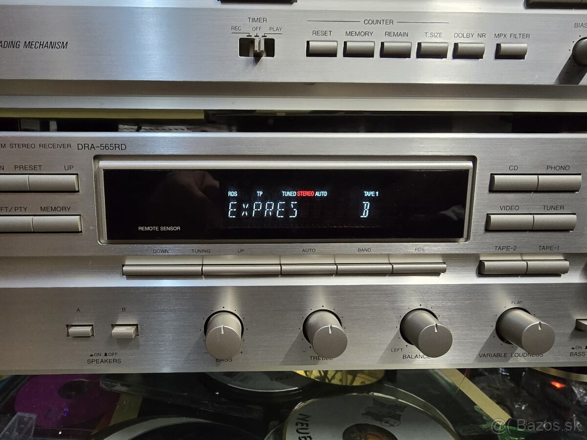 Denon HiFi zostava champagne DRA-565RD, DCD-615,DRS-640 - 3