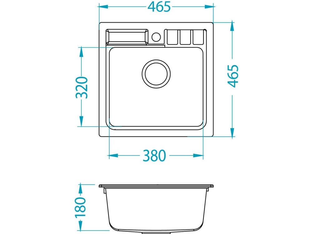 Granitový drez Alveus Niagara - 3