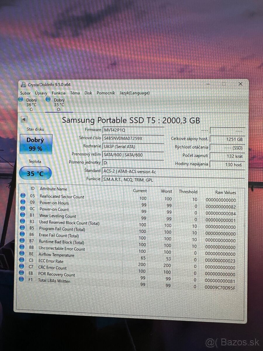 Samsung Portable SSD T5 2 TB - 3
