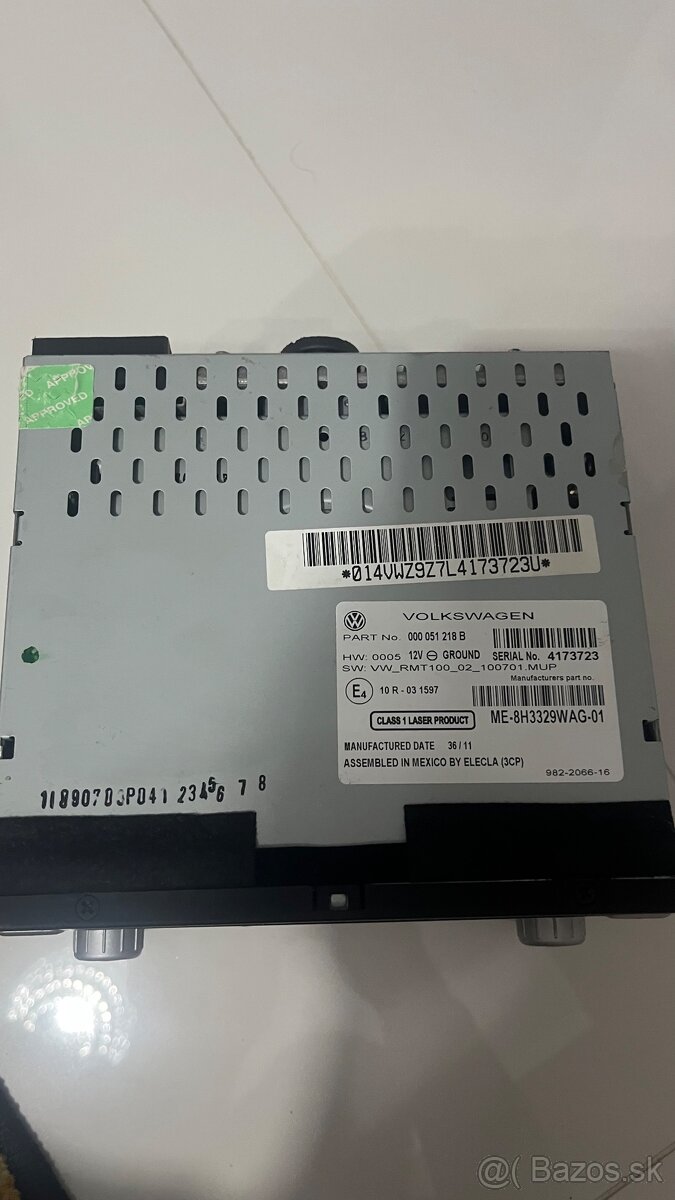 Golf 4, Bora-Radio vw-grup - 3