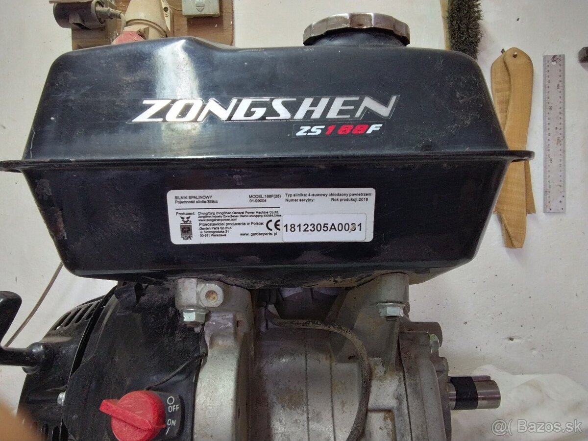 PREDAM ALEBO VYMENIM BENZINOVY MOTOR ZONGSTEN ZS 188 F - 3