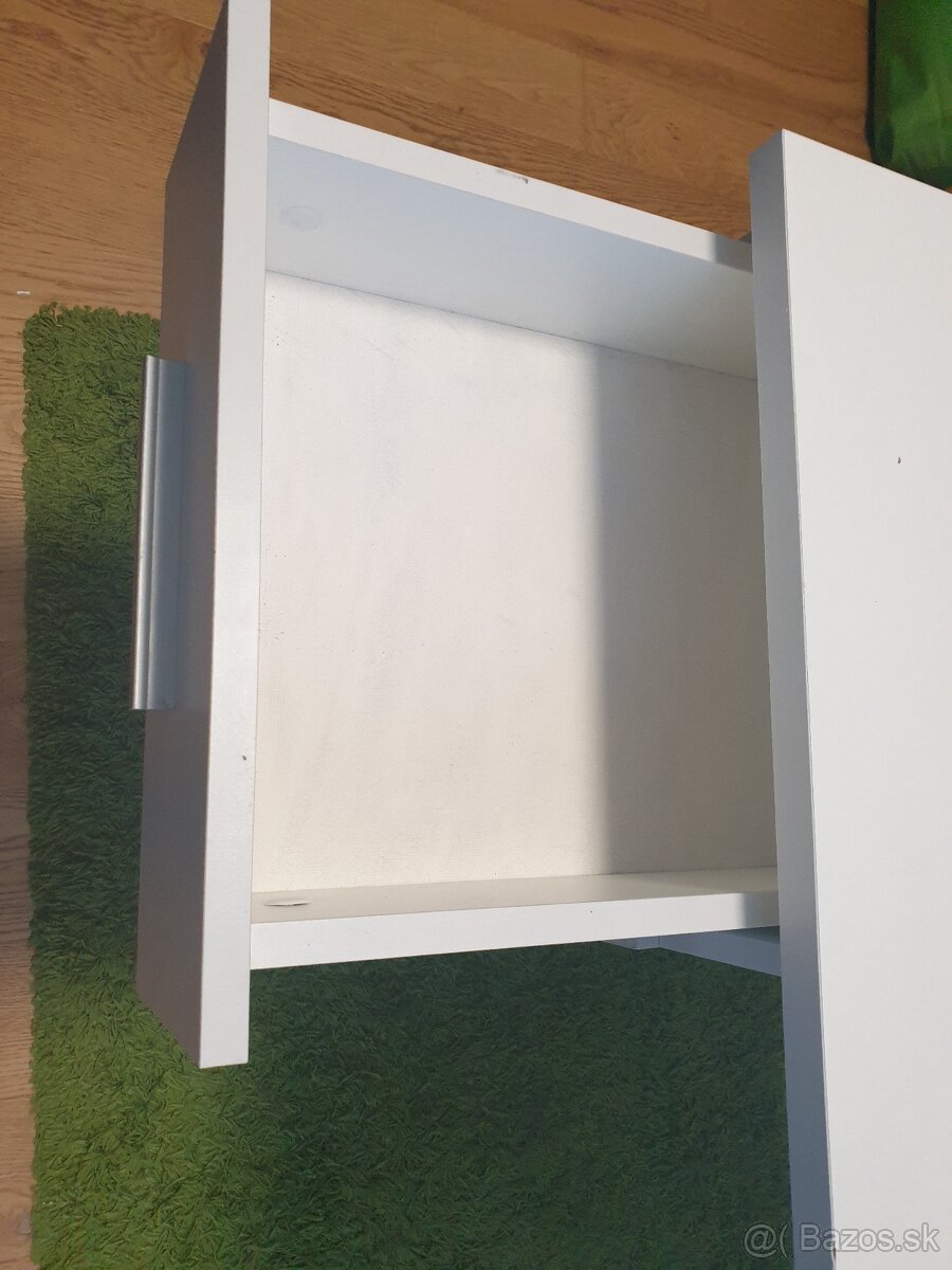 Pisaci stol a skrinka biely - 3