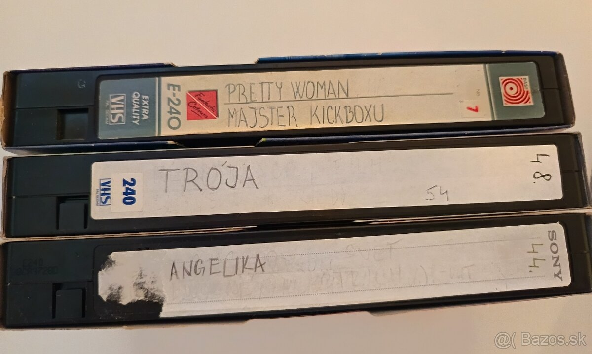VHS videokazety nahrate - 3