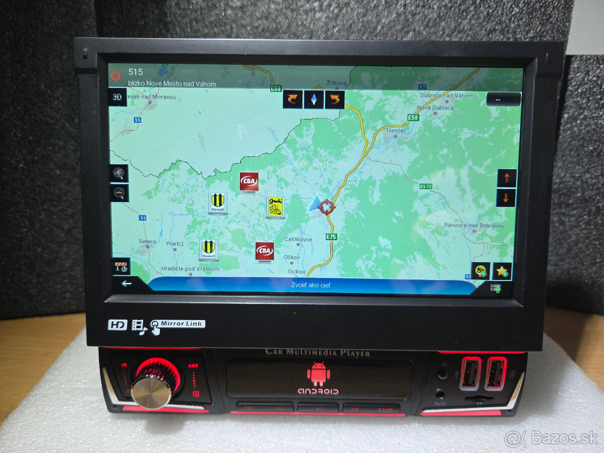 7" Autorádio 1DIN výsuvné s Androidom - 3