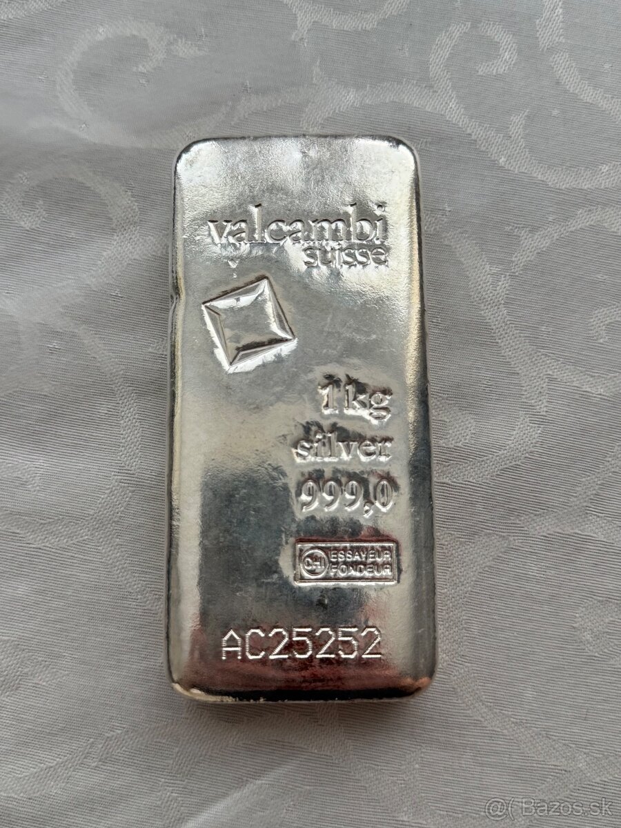 🪙Investičné striebro – značky Valcambi & Argor-Heraeus 🪙 - 3