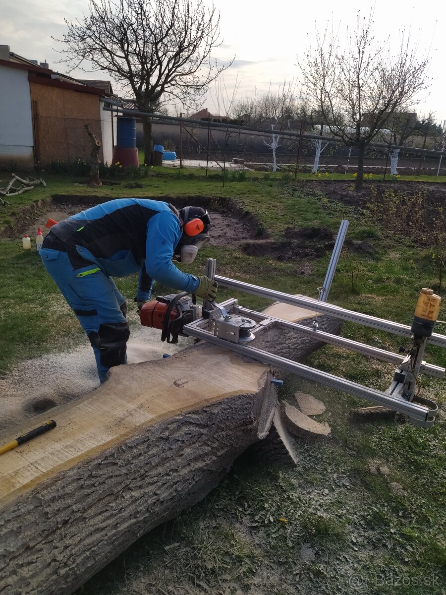 Predám systém na pílenie kmeňov na fošne - 3