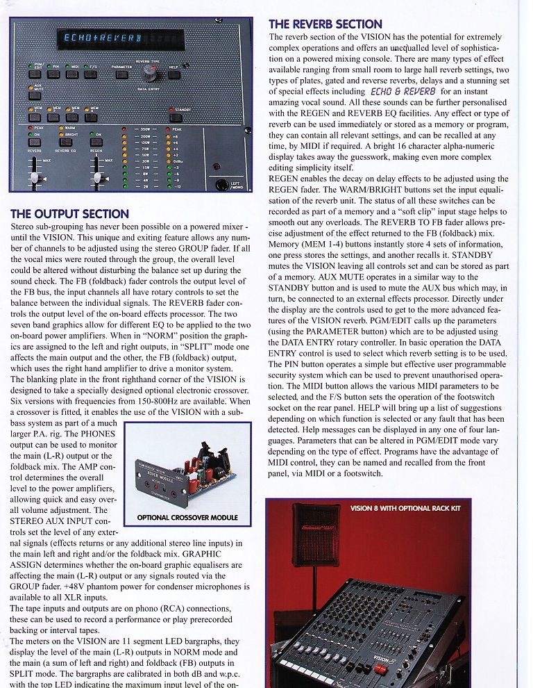 Predám Studiomaster Powerhouse Vision 912 - 3