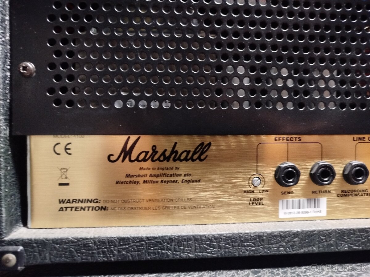 Predám Marshall JCM 900 model 4100 - 3