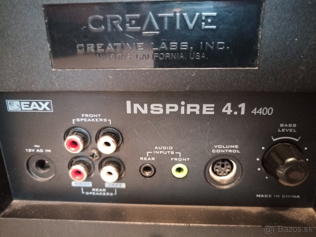 Súprava reproduktorov CREATIVE Inspire 4.1 - 3