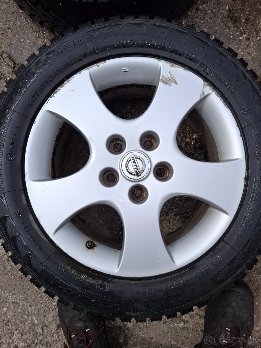 Disky 5×114.3 +pneumatiky 205/55 r16 91Q