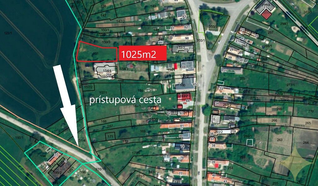 Na predaj stavebný pozemok na RD v obci Tehla, 1025 m² - 3