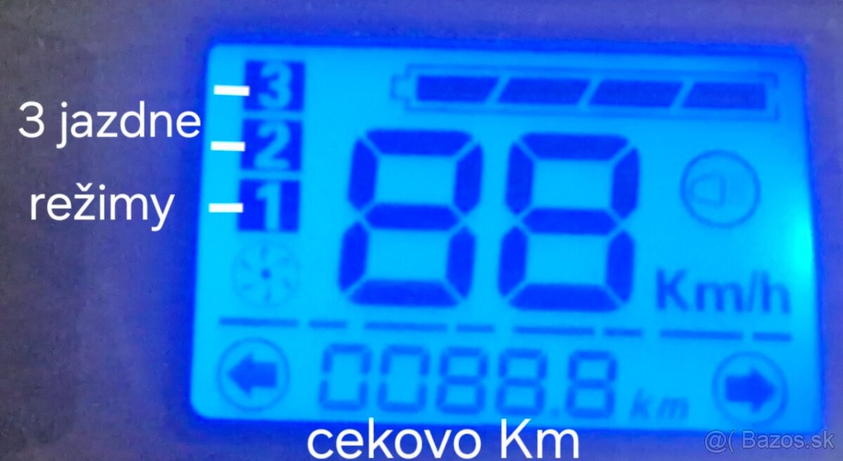 LOFTY bez Vodičáku E-moped e-skuter elektricky e-babeta - 3