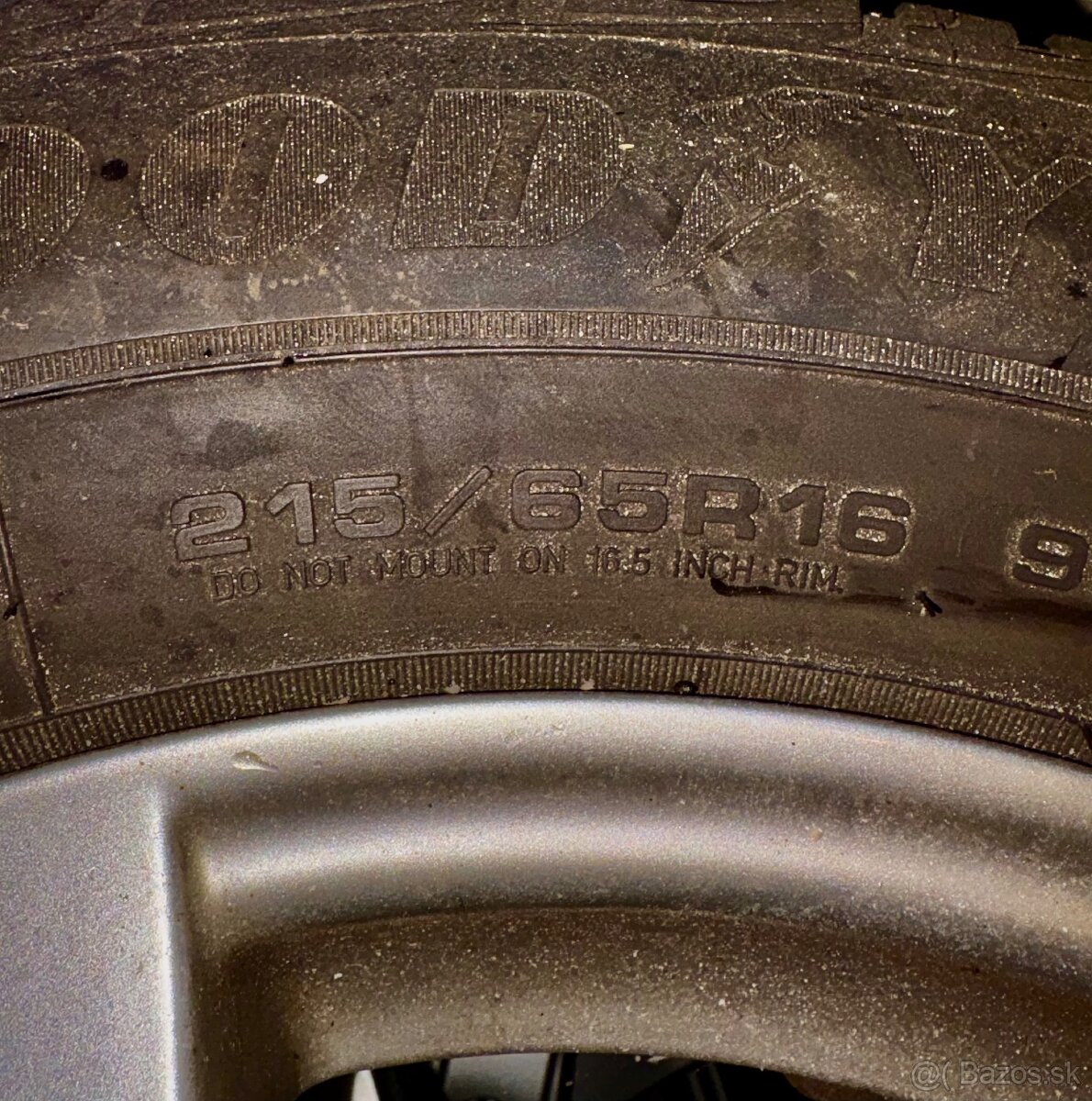 Pneumatiky Goodyear - 215/65R16 na ALU diskoch - 3