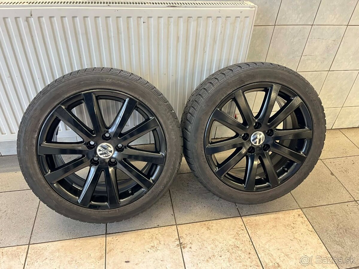 Elektróny Volkswagen 5x112 R17 komplet aj zo zimnými pneu - 3