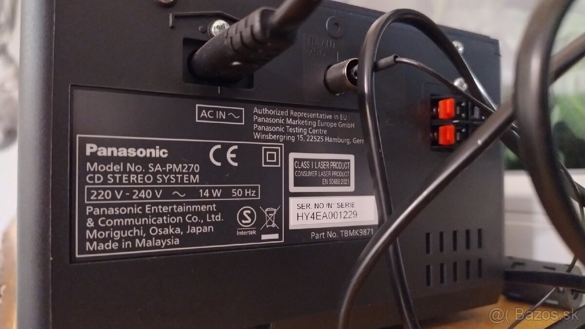 Mikrosystém Panasonic SC-PM270EG strieborný - 3