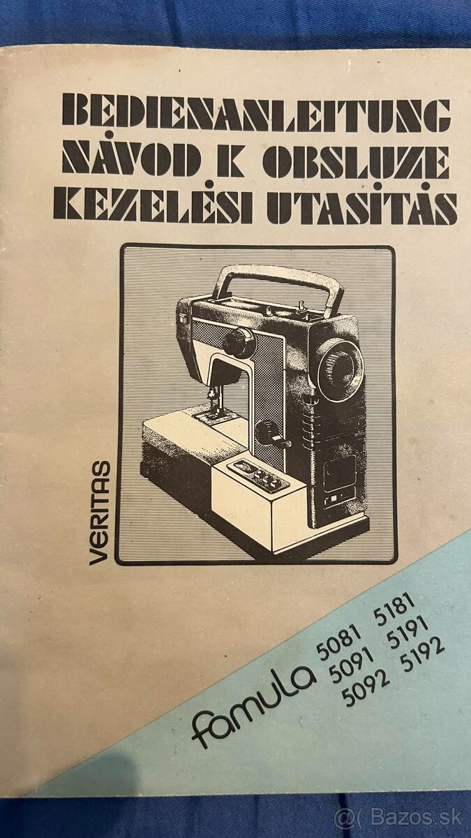 Šijací stroj Veritas - 3