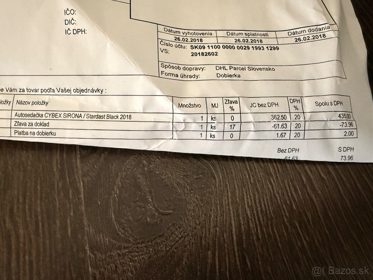 “Pultík” k autosedačke cybex sirona - 3