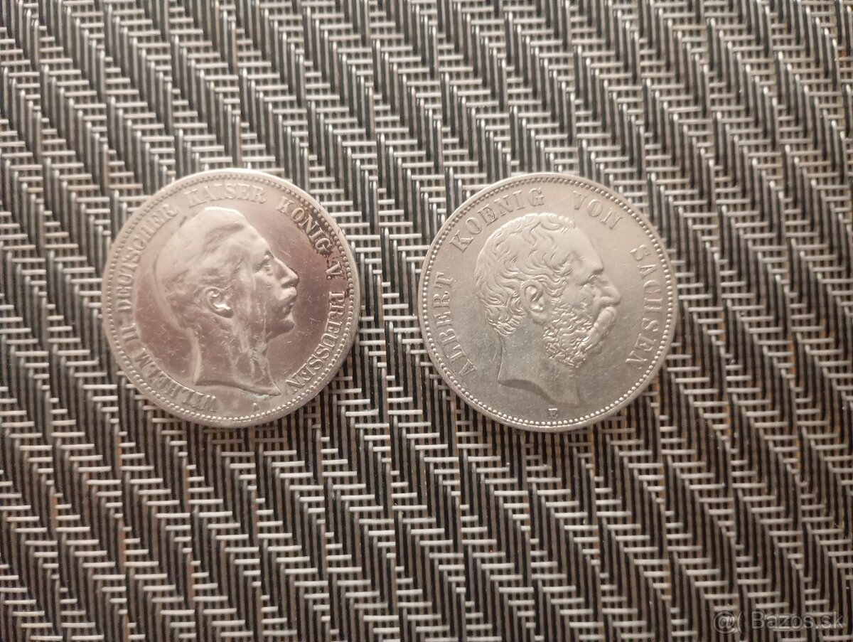 Predám pekné strieborné mince - 3