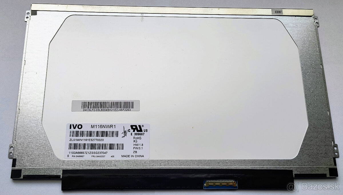 LCD display pre notebook 11.6" 1366x768 WXGA LED 40pin Slim - 3