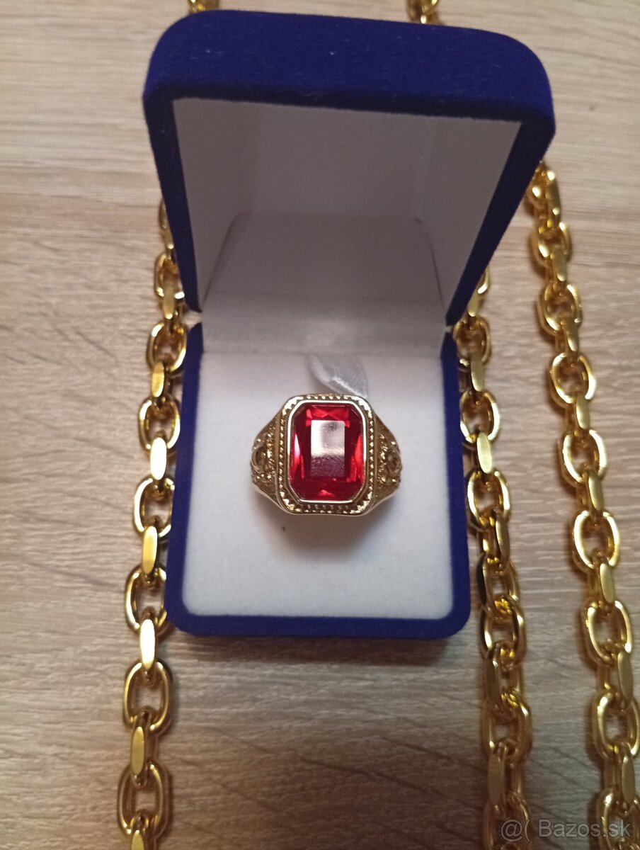 Krásny pozlátený pánsky set..plus darček - 3